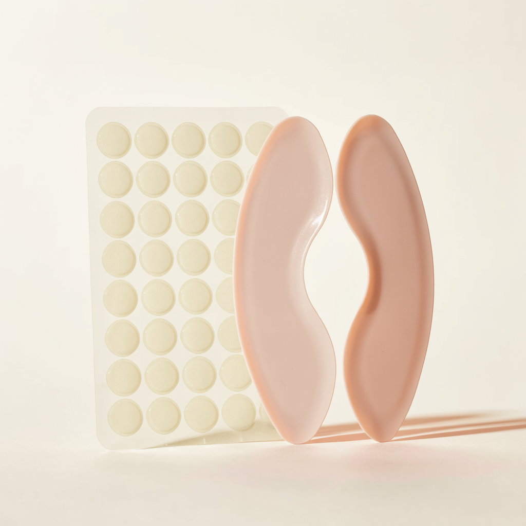 Illustrative beauty routine set products